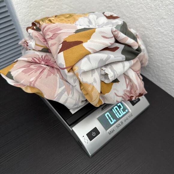 Papillon Women's Multicolor Floral V Neck Viscose Shift Dress Size XXL - Picture 8 of 8